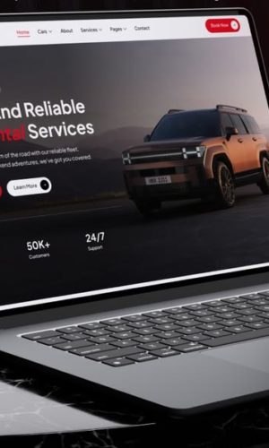 Разработка сайта для аренды авто с бронированием в Тюмени