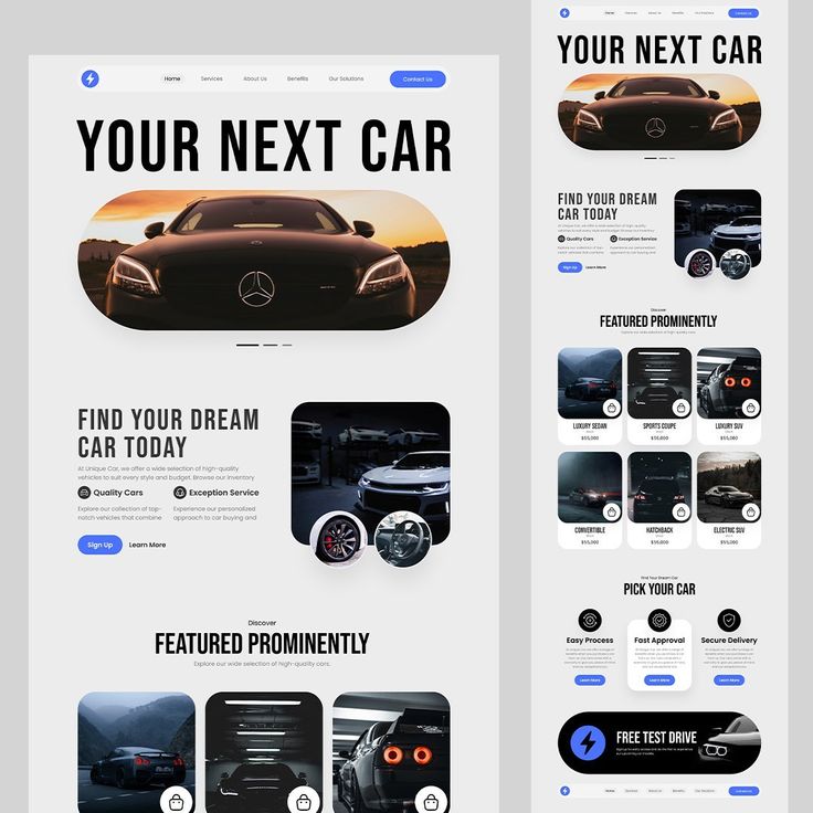 Разработка UI/UX дизайна для бренда Audi в Самаре 1 Разработка UI/UX дизайна для бренда Audi в Самаре