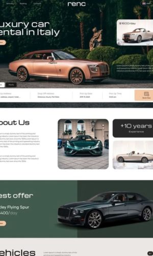 Разработка сайта для продажи люксовых авто через Shopify в Москве