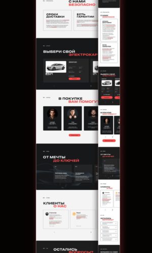 Разработка лендинга для продажи авто из Китая в Москве (Charter Auto)