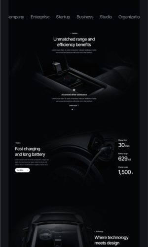Разработка сайта для автосалона на HTML/CSS в Сочи (Motorflow)