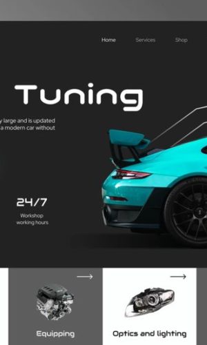 Разработка сайта для тюнинг-ателье Xtuning в Москве