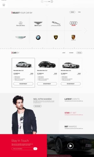 Разработка сайта для автосалона BIG BOY TOYZ (люксовые авто) в Москве