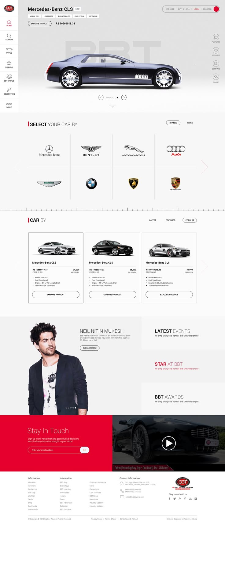 Разработка сайта для автосалона BIG BOY TOYZ (люксовые авто) в Москве 1 Разработка сайта для автосалона BIG BOY TOYZ (люксовые авто) в Москве