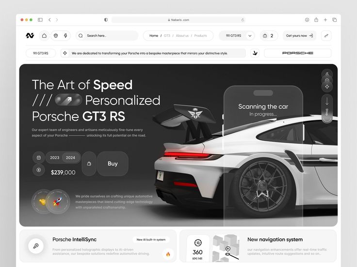 Разработка лендинга и дизайна для автосалона (Porsche GT3) в Санкт-Петербурге 1 Разработка лендинга и дизайна для автосалона (Porsche GT3) в Санкт-Петербурге