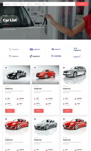 Разработка сайта для аренды автомобилей в Казани