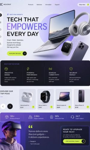 Разработка UI/UX концепции для промышленного сайта в Коломне