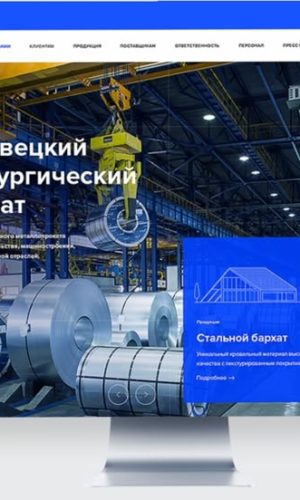Разработка сайта для завода металлической тары в Ступино