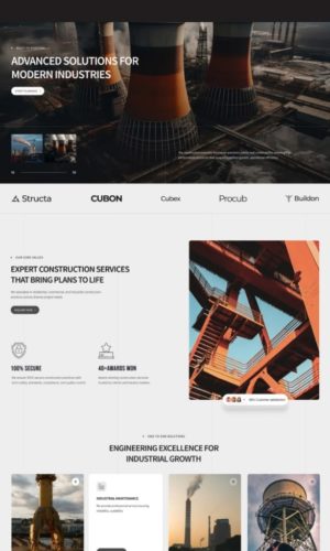 Разработка сайта на Webflow для промышленной компании в Екатеринбурге