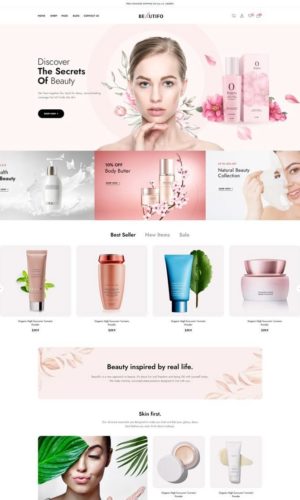 WooCommerce тема для магазина косметики | Разработка в Москве