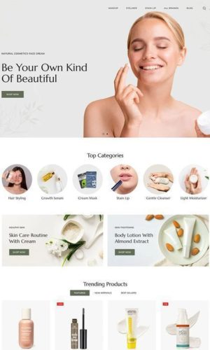 Разработка лендинга для skincare-гида Glow-Up Guide | Москва в Чебоксарах