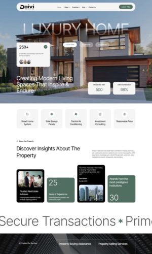 Разработка сайта для строительной компании с Divi Theme в Москве (ЗАО)