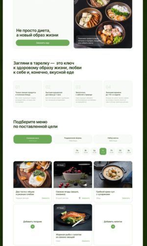 Разработка лендинга для доставки здорового питания в Уфе 16 Разработка лендинга для доставки здорового питания в Уфе