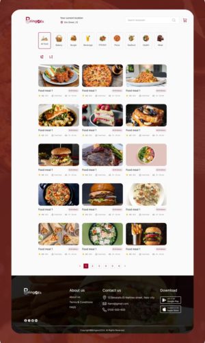 Разработка сайта для ресторана Ownfood в Омске (ул. Ленина) 8 Разработка сайта для доставки еды Food List в Ярославле (ул. Кирова)