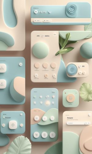 Разработка Soft 3D UI-кита для SaaS в Чебоксарах