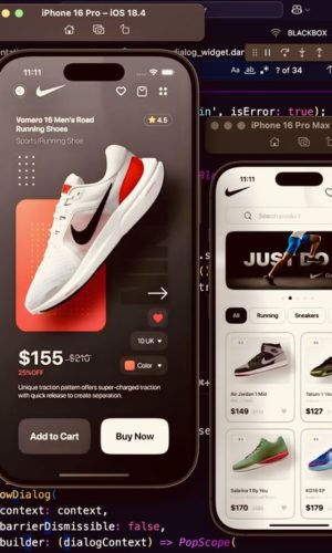 Разработка Flutter UI для мобильного приложения в Чебоксарах