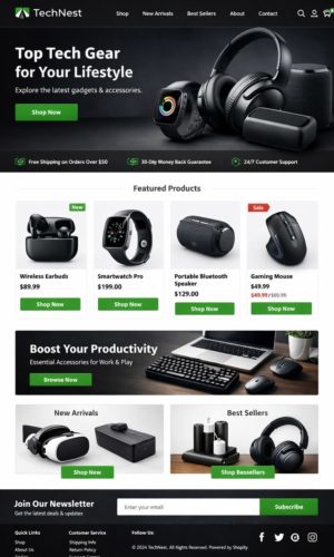 Разработка интернет-магазина на Shopify в Чебоксарах