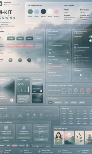 Разработка UI-кита для приложения медитации в Чебоксарах
