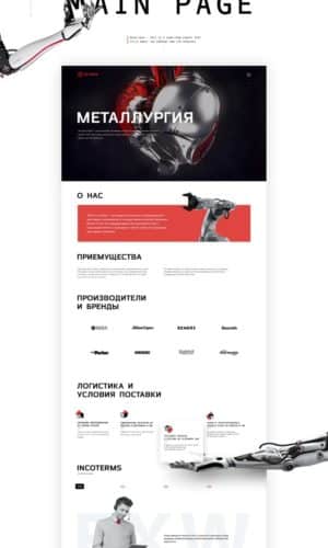 Разработка одностраничного сайта для TB FORCE в Чебоксарах